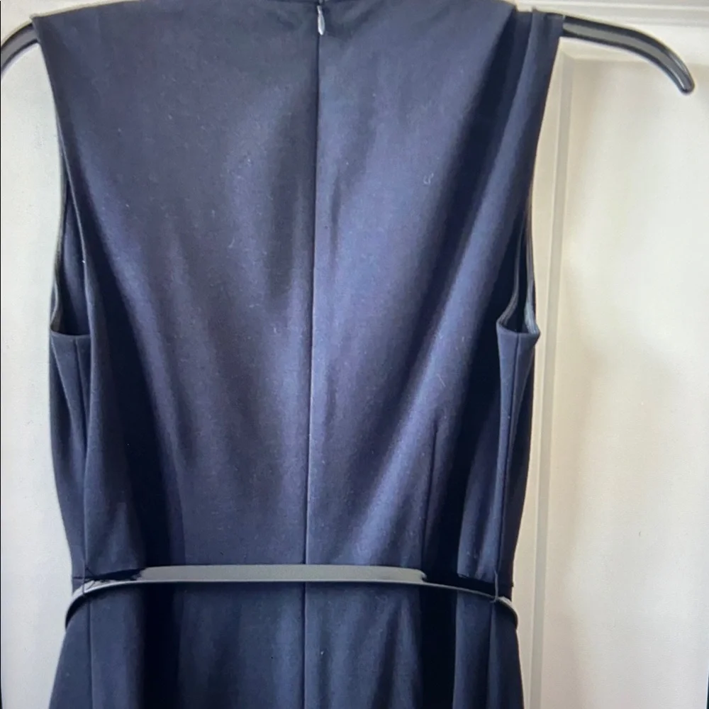 Kate Spade Little Black Ponte Dress w/Patent Leather Belt, 2